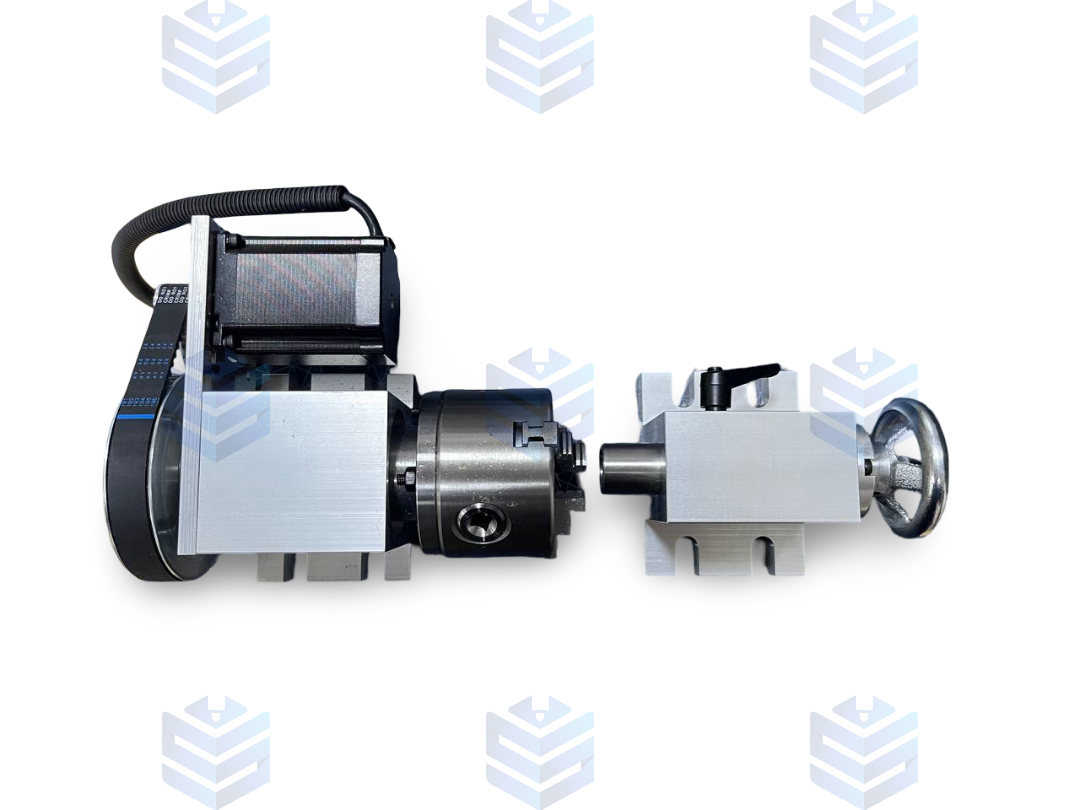 Фото Мини фрезерный станок с ЧПУ DeskMill 3040 1500W (поворотная ось в комплекте)