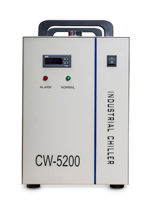 Фото Лазерная трубка CO2 - 100ВТ Reci + чиллер CW-5200