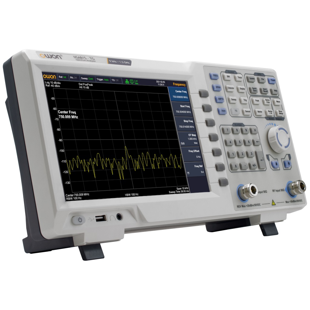 Фото Анализатор спектра со следящим генератором OWON XSA815-TG