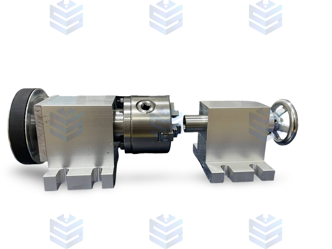 Фото Мини фрезерный станок с ЧПУ DeskMill 3040 1500W (поворотная ось в комплекте)